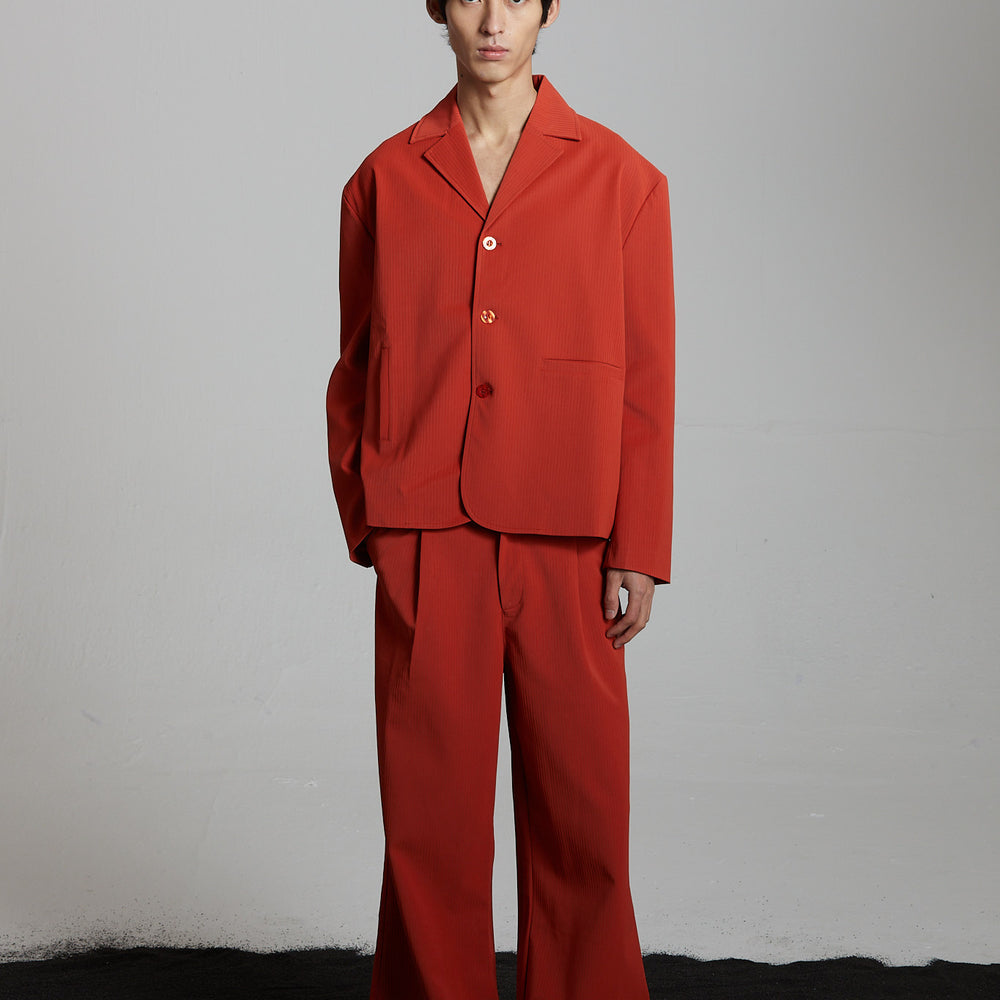 
                  
                    La Fournaise Suit Jacket in Lava
                  
                