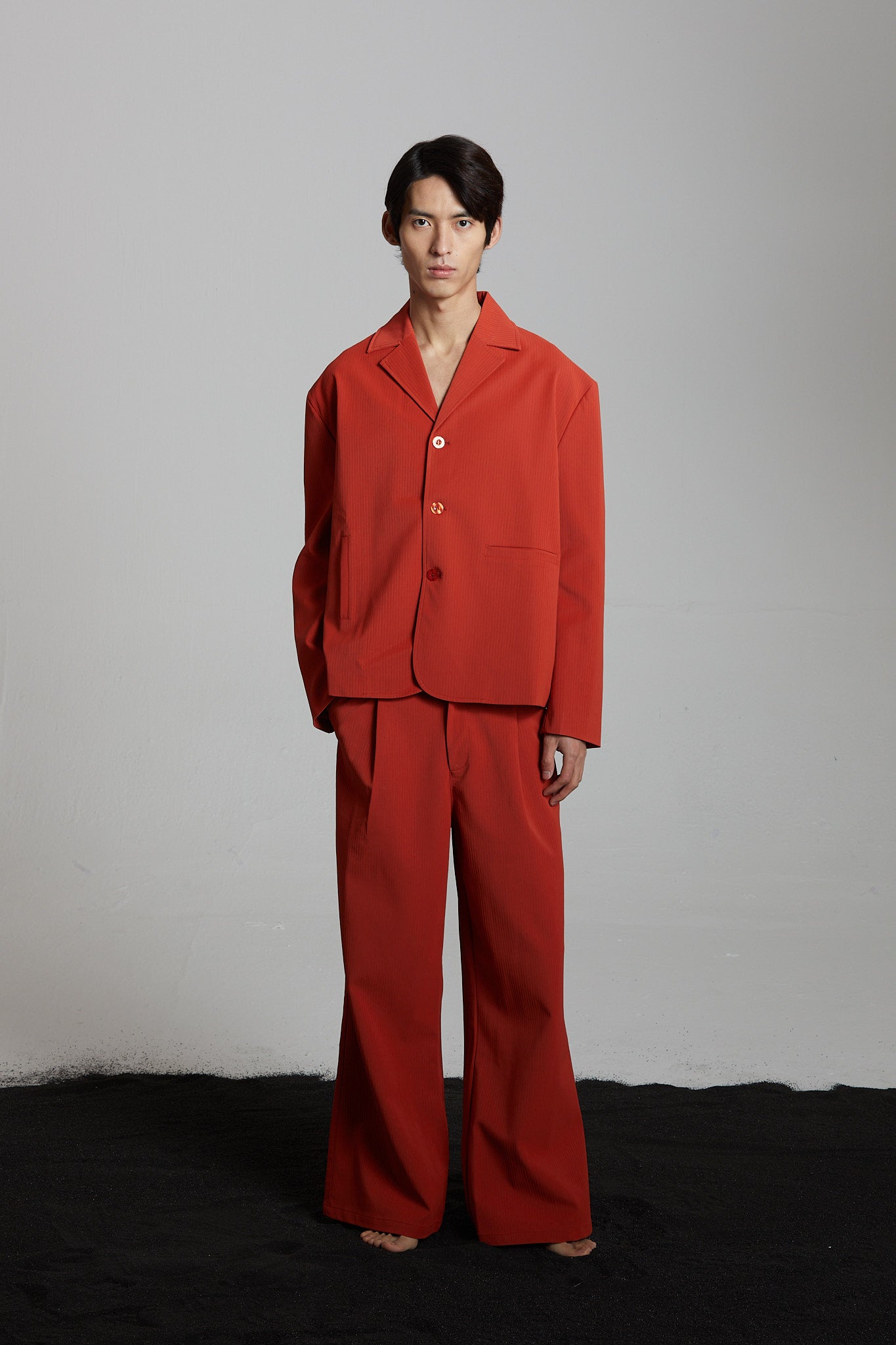 
                  
                    La Fournaise Suit Jacket in Lava
                  
                